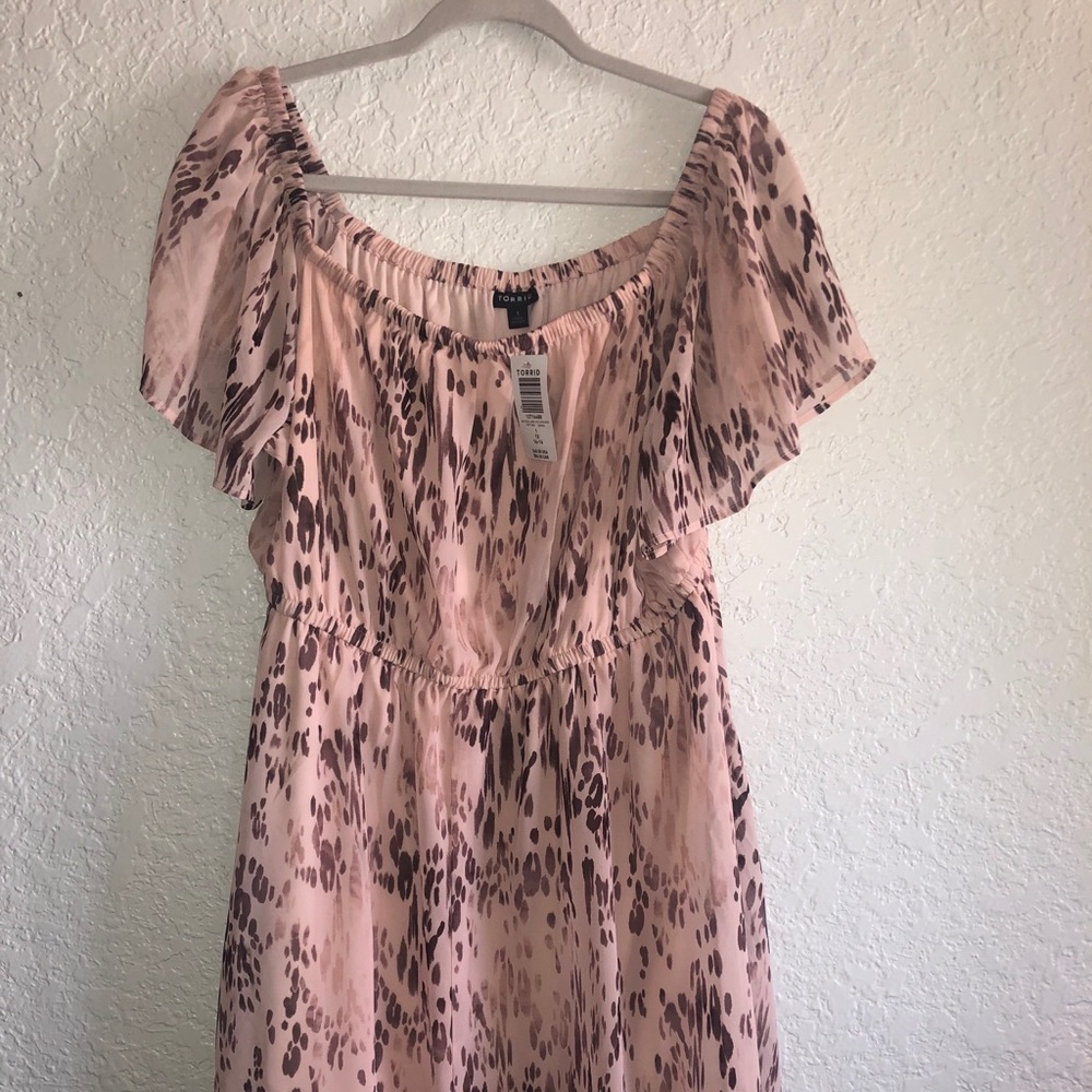 NWT Torrid off the shoulder midi dress size 1